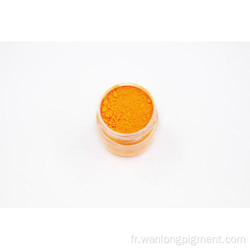 Pigment en poudre orange pour un emballage flexible